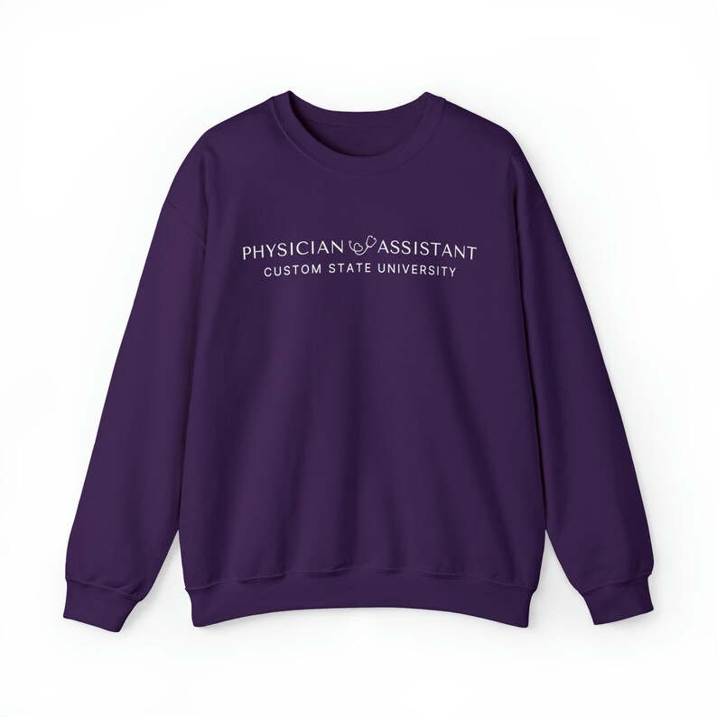 CUSTOM Physician assistant sweatshirt, Customized physician associate university, college university graduation shirt, personalized gift image 9