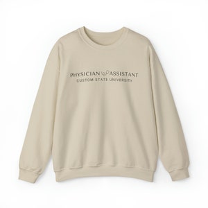 CUSTOM Physician assistant sweatshirt, Customized physician associate university, college university graduation shirt, personalized gift image 3