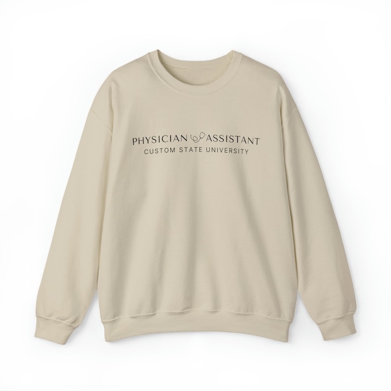 CUSTOM Physician assistant sweatshirt, Customized physician associate university, college university graduation shirt, personalized gift image 3
