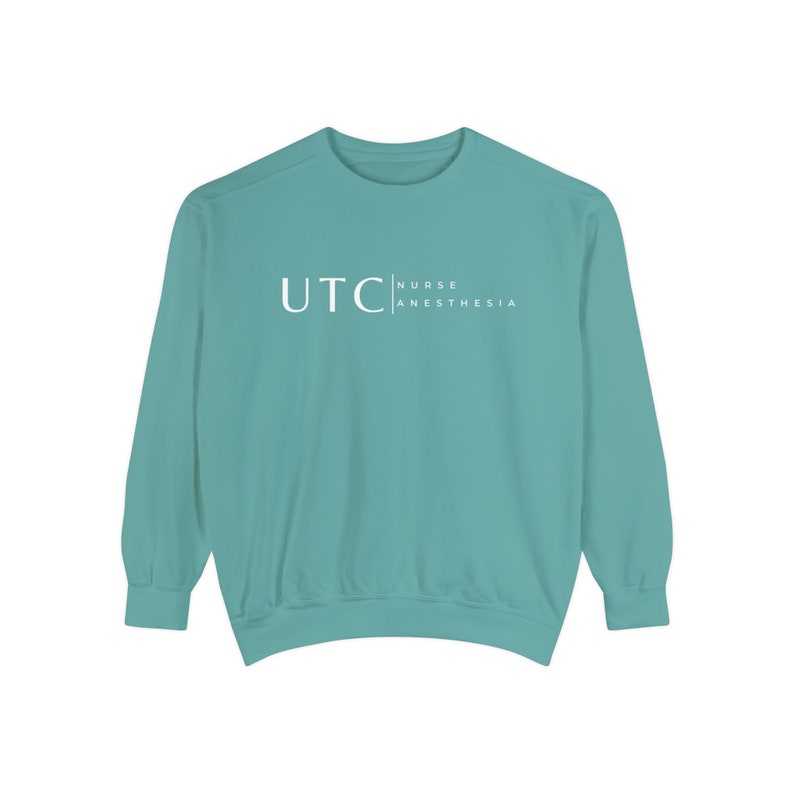 Nurse Anesthesia Custom Sweatshirt, CRNA personalized shirt, Nurse Anesthetist gift, Christmas Gift Comfort Colors Shirt, custom school Seafoam
