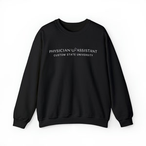 CUSTOM Physician assistant sweatshirt, Customized physician associate university, college university graduation shirt, personalized gift image 4