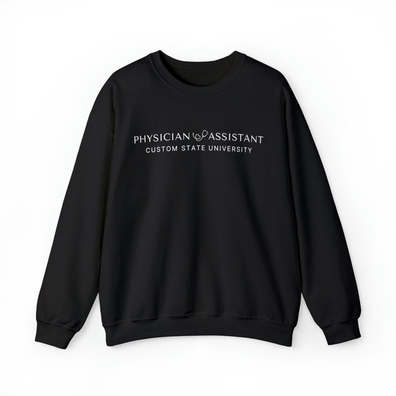 CUSTOM Physician assistant sweatshirt, Customized physician associate university, college university graduation shirt, personalized gift image 4