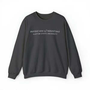 CUSTOM Physician assistant sweatshirt, Customized physician associate university, college university graduation shirt, personalized gift image 6