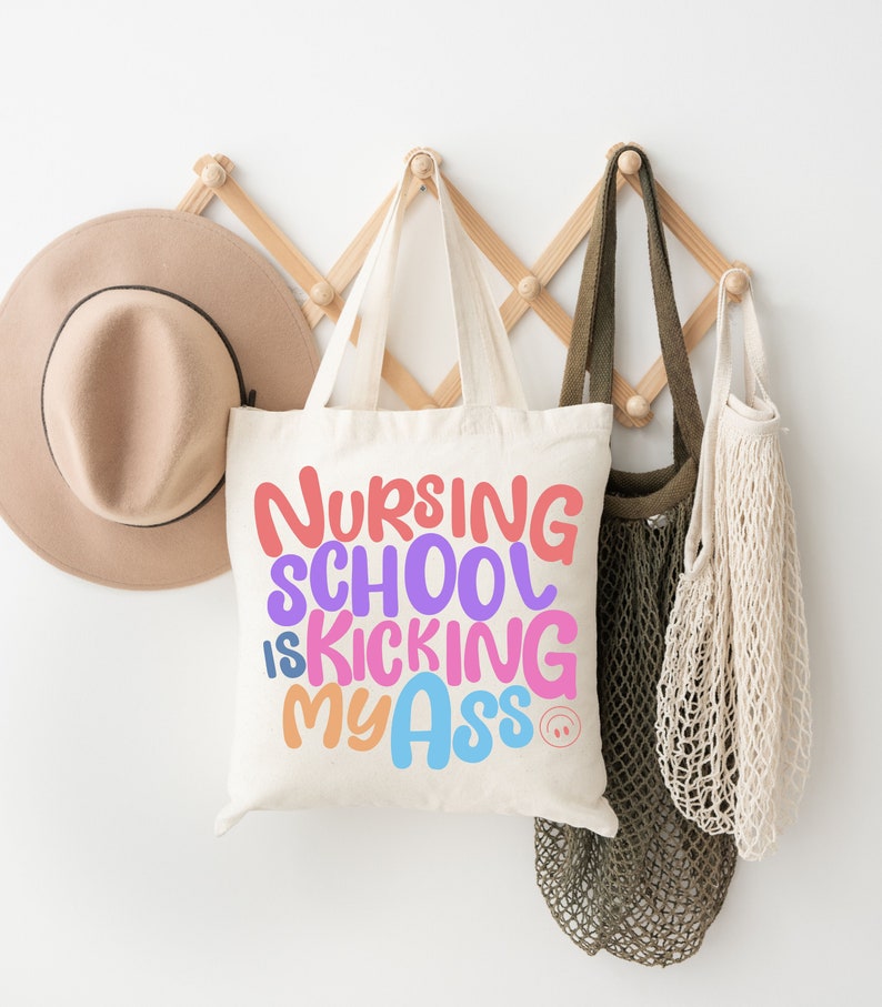 Nursing Student Tote Bag, Nursing School Tote Bag, Nursing Student