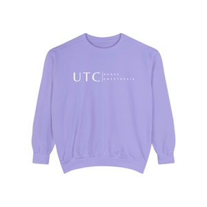 Nurse Anesthesia Custom Sweatshirt, CRNA personalized shirt, Nurse Anesthetist gift, Christmas Gift Comfort Colors Shirt, custom school Violet