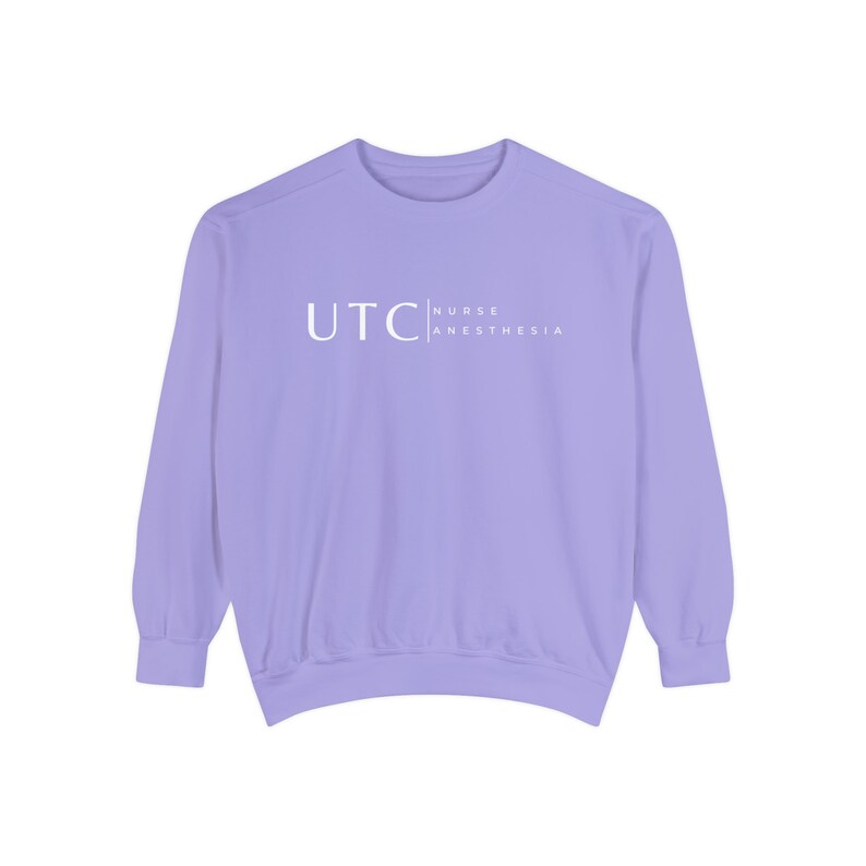 Nurse Anesthesia Custom Sweatshirt, CRNA personalized shirt, Nurse Anesthetist gift, Christmas Gift Comfort Colors Shirt, custom school Violet