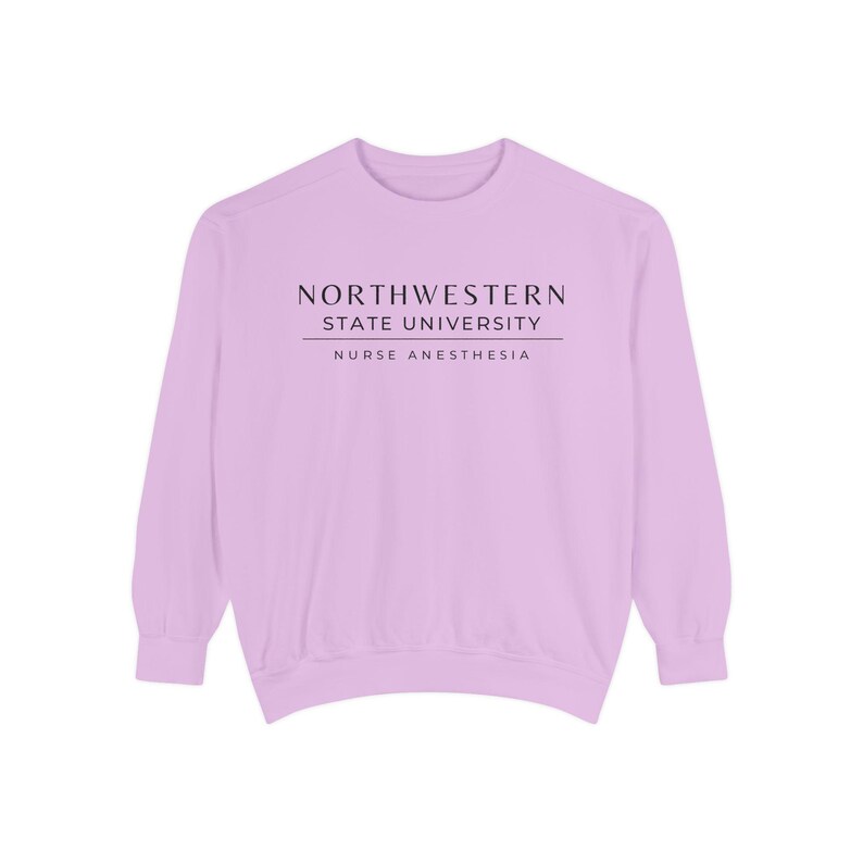 Nurse Anesthesia Custom University Sweatshirt, CRNA personalized shirt, Nurse Anesthetist gift, Christmas Gift Comfort Colors Shirt Orchid
