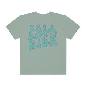 Fall Risk Nurse Shirt, Funny Nurse Shirt, CNA Shirt | CVICU ER Tele ...