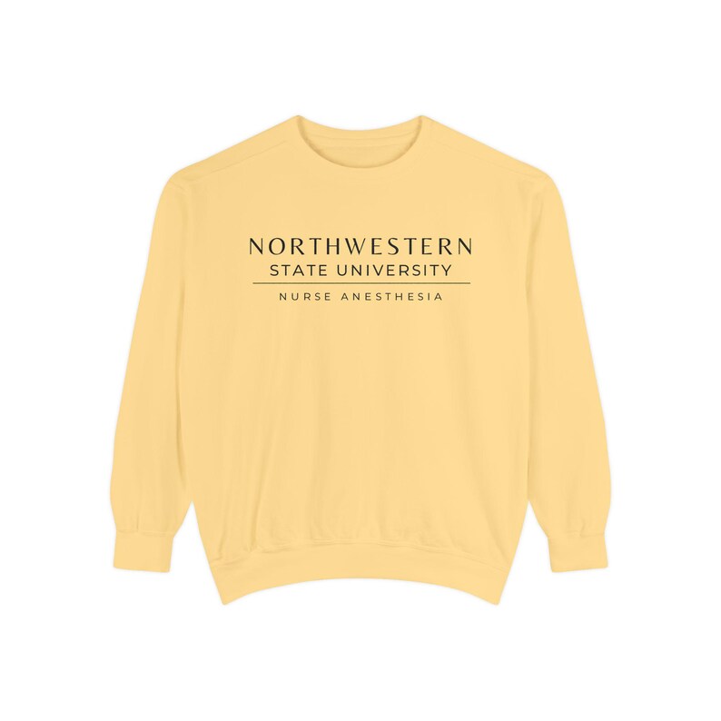 Nurse Anesthesia Custom University Sweatshirt, CRNA personalized shirt, Nurse Anesthetist gift, Christmas Gift Comfort Colors Shirt Butter