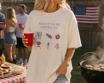 4. Juli Benutzerdefiniertes Hemd, stolz, amerikanisches Hemd zu sein, Sheridan Wyoming Hemd, Fourth of Jully Grafik T-Shirt, Americana Sommer Hemd