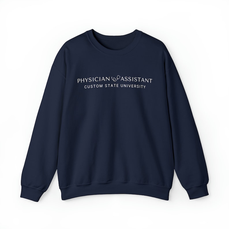CUSTOM Physician assistant sweatshirt, Customized physician associate university, college university graduation shirt, personalized gift image 8