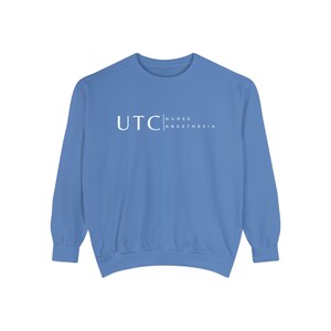 Nurse Anesthesia Custom Sweatshirt, CRNA personalized shirt, Nurse Anesthetist gift, Christmas Gift Comfort Colors Shirt, custom school Flo Blue