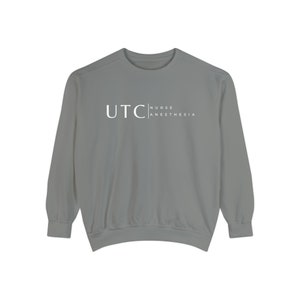 Nurse Anesthesia Custom Sweatshirt, CRNA personalized shirt, Nurse Anesthetist gift, Christmas Gift Comfort Colors Shirt, custom school Grey