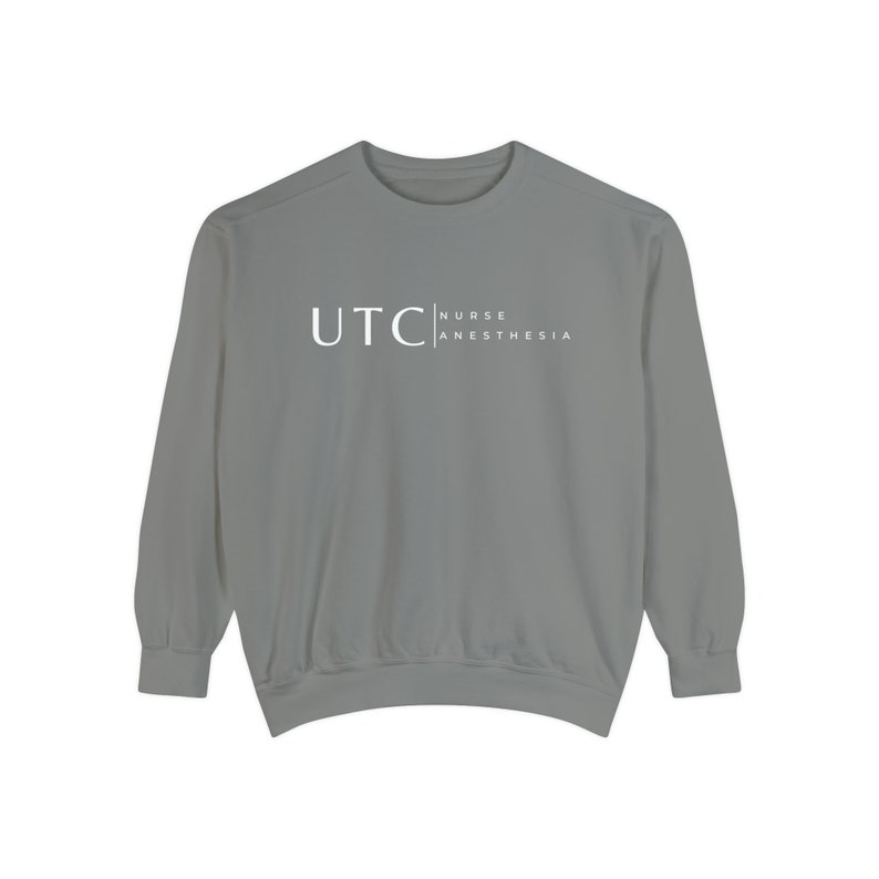 Nurse Anesthesia Custom Sweatshirt, CRNA personalized shirt, Nurse Anesthetist gift, Christmas Gift Comfort Colors Shirt, custom school Grey