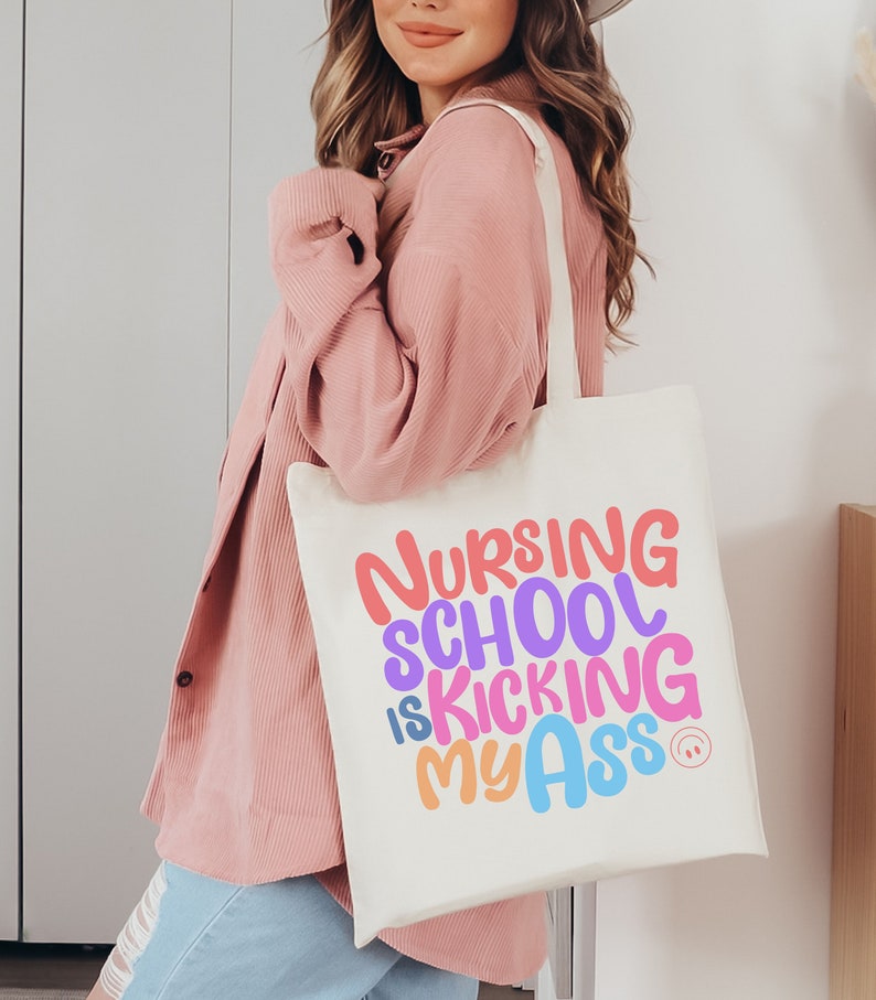 Nursing Student Tote Bag, Nursing School Tote Bag, Nursing Student