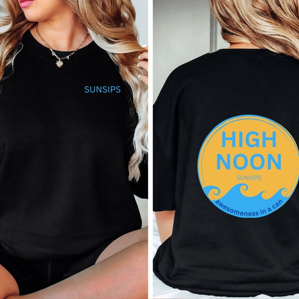 High Noon Sunsips Crewneck Sweatshirt, drinking sweatshirt, nooners, spiked seltzer, alcohol sweatshirt