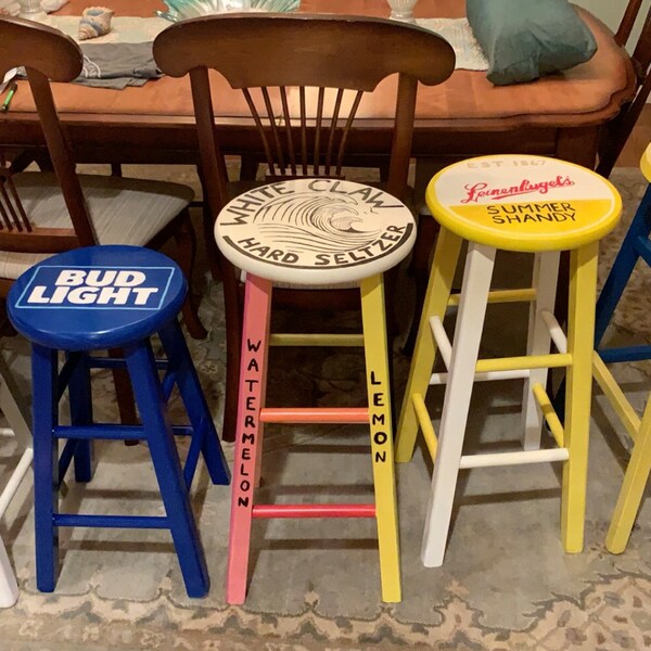 Custom Bar Stools Etsy