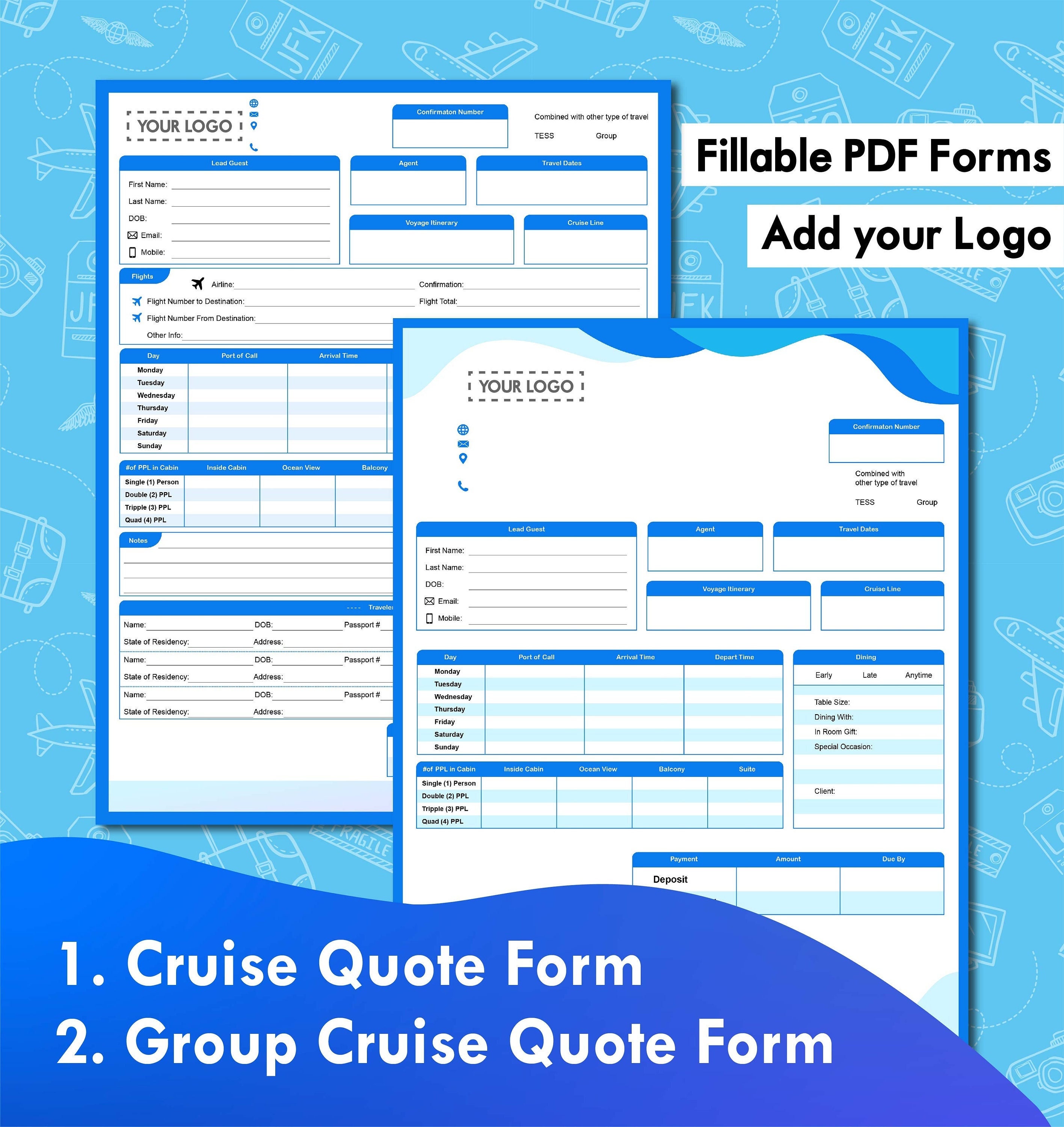 Cruise Booking Quote Form Group Quote Form for Travel Agent & Travel Cruise Booking Quote Form Group Quote Form for Travel Agent & Travel
