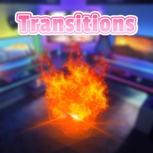 Fire Transitions for Twitch - Twitch Transition, Stream Transitions, Fire Pack