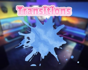 Pack de transition de couleur de peinture - Twitch, Transitions de flux, Transitions étonnantes