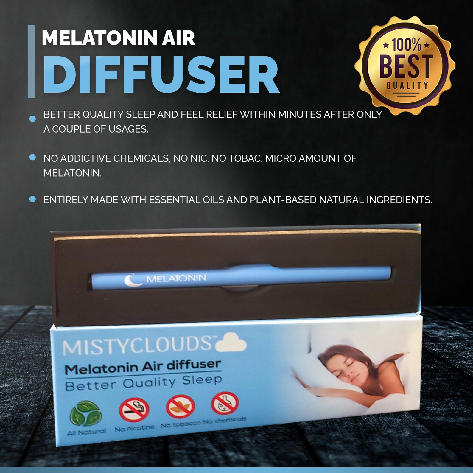 Melatonin Diffuser by Mistyclouds™ better Quality Sleep Etsy