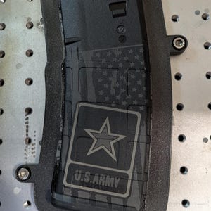 US Army Tattered American Flag PMAG SVG
