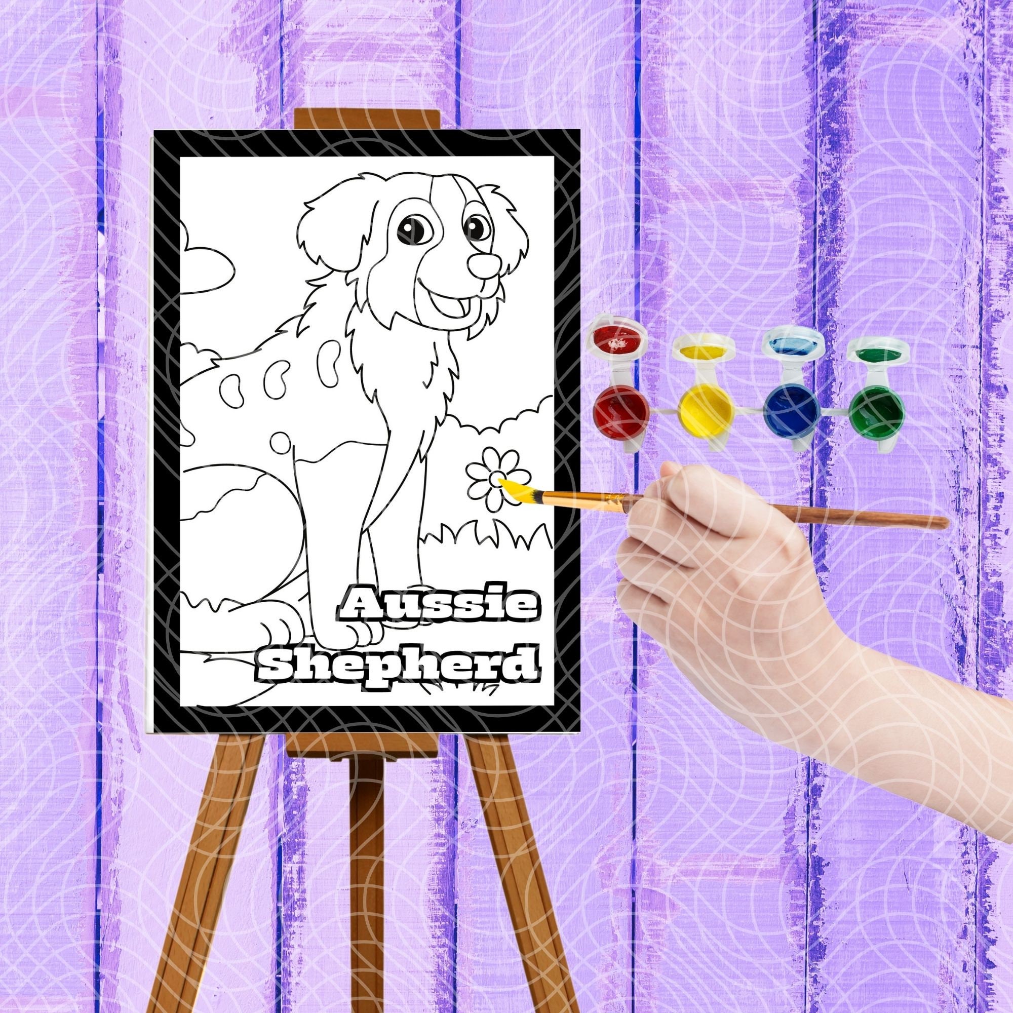 Printable Dog Coloring Pages for Kids Set of 10 Instant Download ...