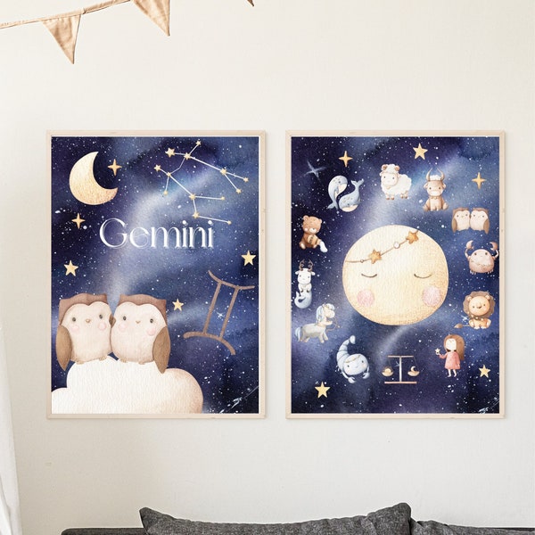 Gemini Art - Etsy