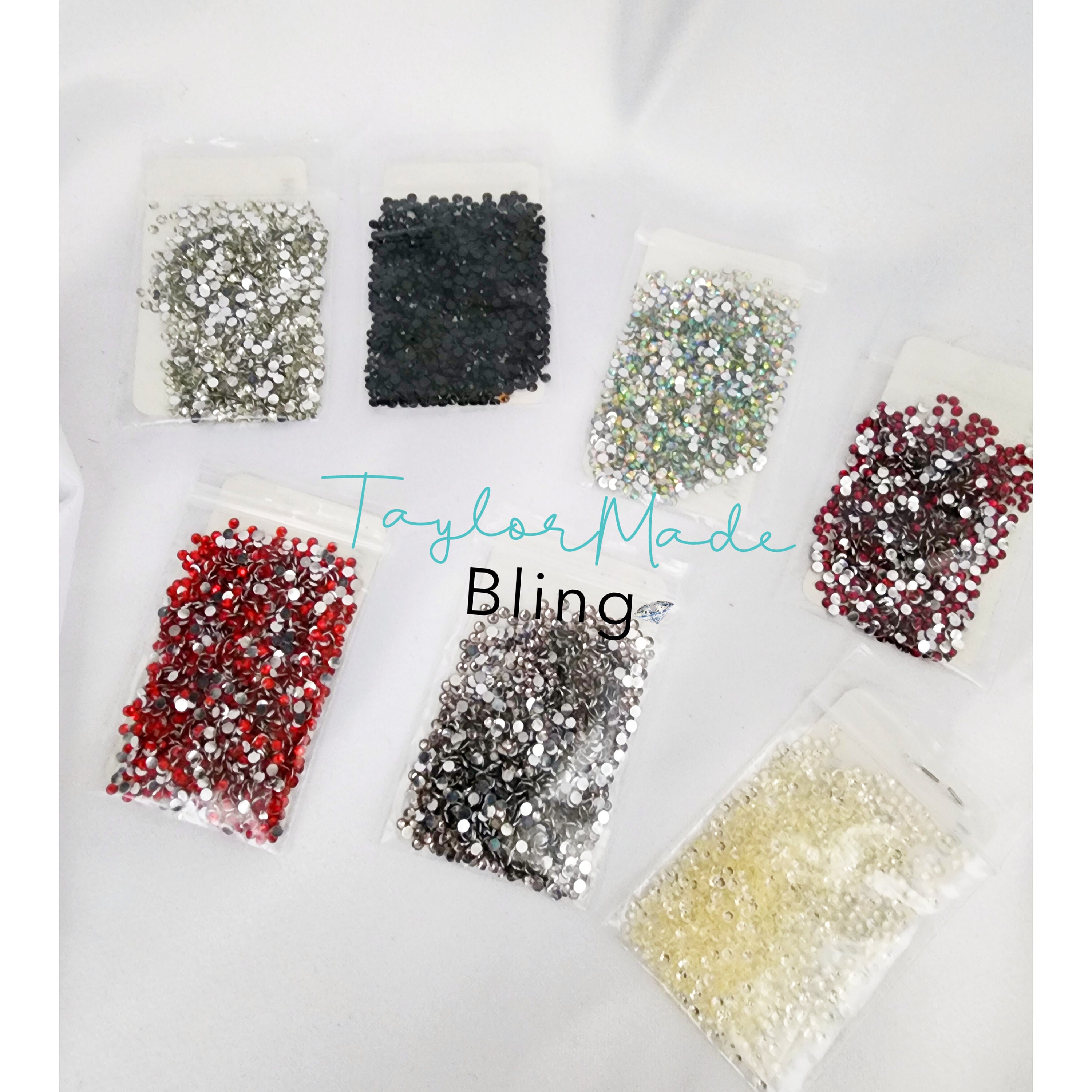 CRUSHED ICE: 2mm 1000pc Rhinestones - Etsy