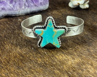 Green Kingman Turquoise Star Bracelet