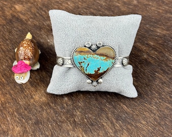 8 Turquoise Heart Bracelet