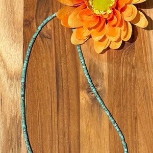16&quot; Turquoise Heishi Necklace