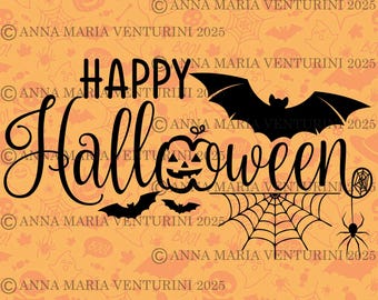 Illustrations vectorielles Happy Halloween : SVG, PNG, JPG (téléchargement numérique