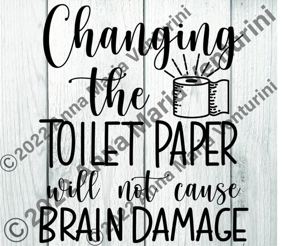 Primitives By Kathy Toilet Paper & Wash Worries Gift Set - Funny Bathroom Sign With Towel