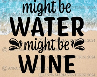 Peut-être de l'eau, peut-être du vin Impression artistique