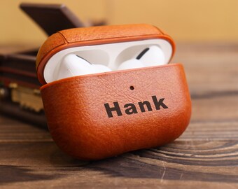 Personalized Airpods Pro Case / Handmade Case Protector / Multiple personalization options / Handmade PU Leather/ Customized AirPod Case.