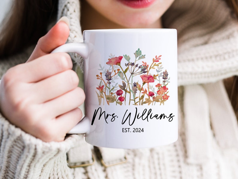 Mr and Mrs Mugs Matching Mugs for Couple Engagement Gift Custom Wedding Gift for Couple Personalized Coffee Cup Anniversary Gifts