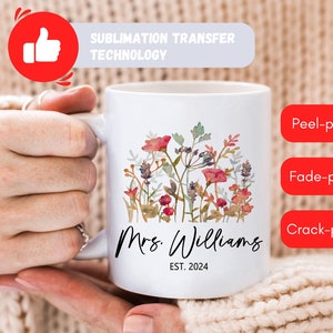 Mr and Mrs Mugs Matching Mugs for Couple Engagement Gift Custom Wedding Gift for Couple Personalized Coffee Cup Anniversary Gifts