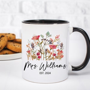 Mr and Mrs Mugs Matching Mugs for Couple Engagement Gift Custom Wedding Gift for Couple Personalized Coffee Cup Anniversary Gifts