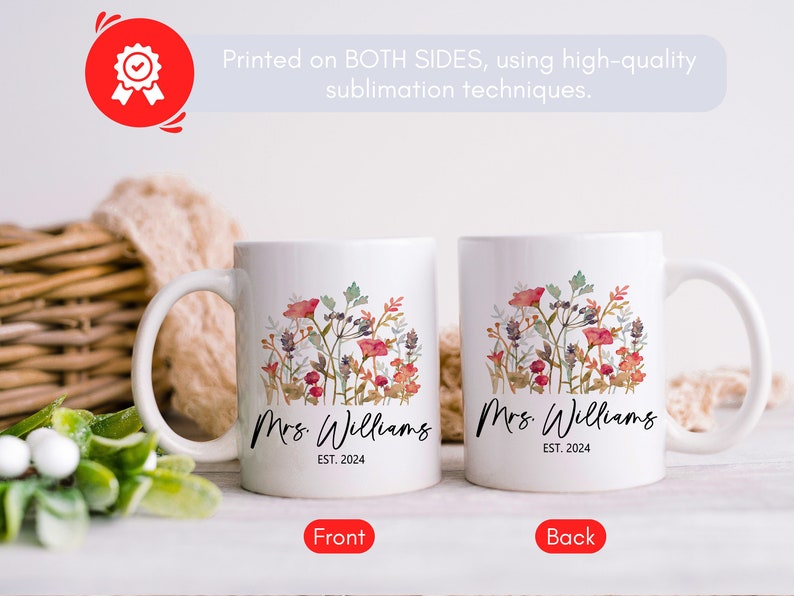 Mr and Mrs Mugs Matching Mugs for Couple Engagement Gift Custom Wedding Gift for Couple Personalized Coffee Cup Anniversary Gifts