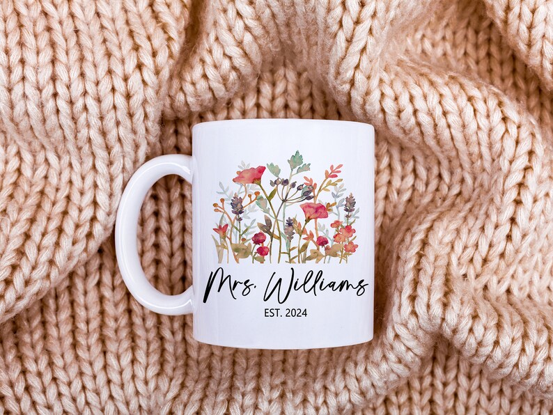 Mr and Mrs Mugs Matching Mugs for Couple Engagement Gift Custom Wedding Gift for Couple Personalized Coffee Cup Anniversary Gifts