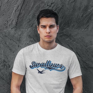 Swallows Tee, Gay T-Shirt, Gay Men&#39;s Shirt