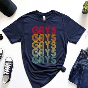 Gay T-shirt - Rainbow Tee - LGBT Shirt - Gay Shirt - Gifts for Gays - Pride Shirt