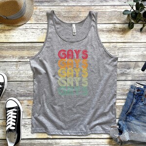 Gay Tank - Gay Tank Top - Gay Pride - Rainbow Tank Top - LGBT Tank - Equality Tank Top - Gifts for Gays