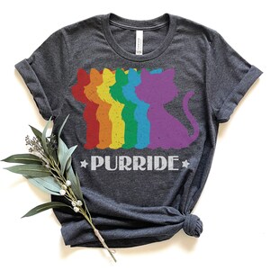 Purride T-shirt - Gay Cats - Rainbow Tee - LGBT Shirt - Funny Gay Shirt - Gifts for Gays - Pride Shirt