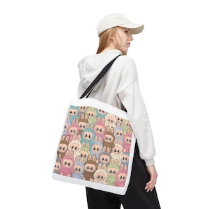 labubu bag, labubu monster tote bag, kawaii monsters tote bag, kawaii bag, cute monsters, monsters tote, labubu is coming, labubu girl gift