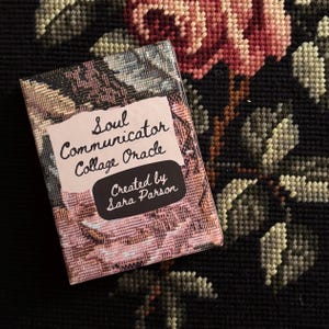 Soul Communicator Collage Oracle- Pocket Sized Indie Oracle Deck- 55 Cards