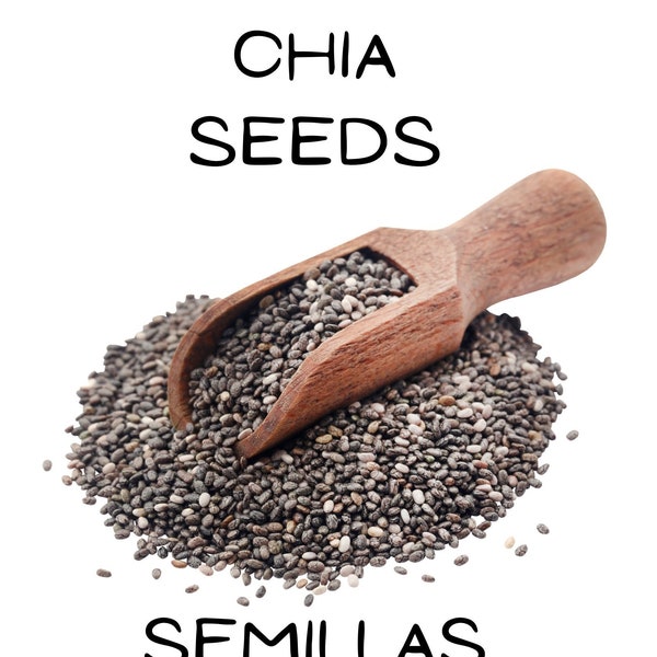 Chia Seeds Bulk 1lb-12lbs / Semillas De Chia Mayoreo 1lb-12lbs