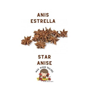 Whole Star Anise Pods /Anis Estrella Entera / Bulk Sizes - Varios Tamaños
