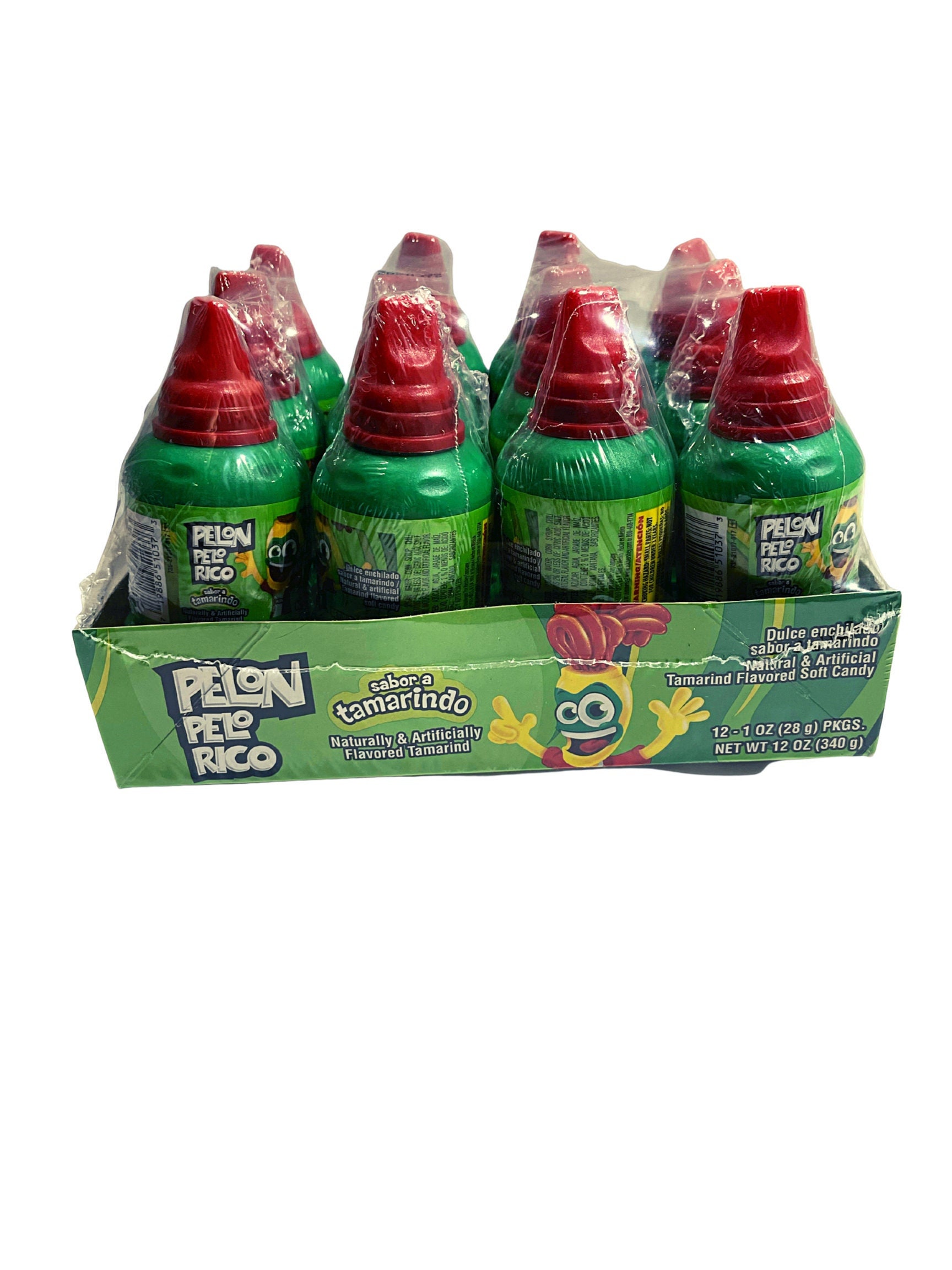 Pelon Pelo Rico Candy 12 count, 12 oz bag, Pelon